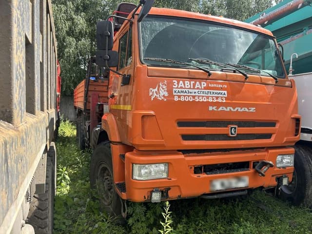 Кран Центр "Камаз" 659100 на шасси КамАЗ 43118 6x6 Бортовой с КМУ - 2
