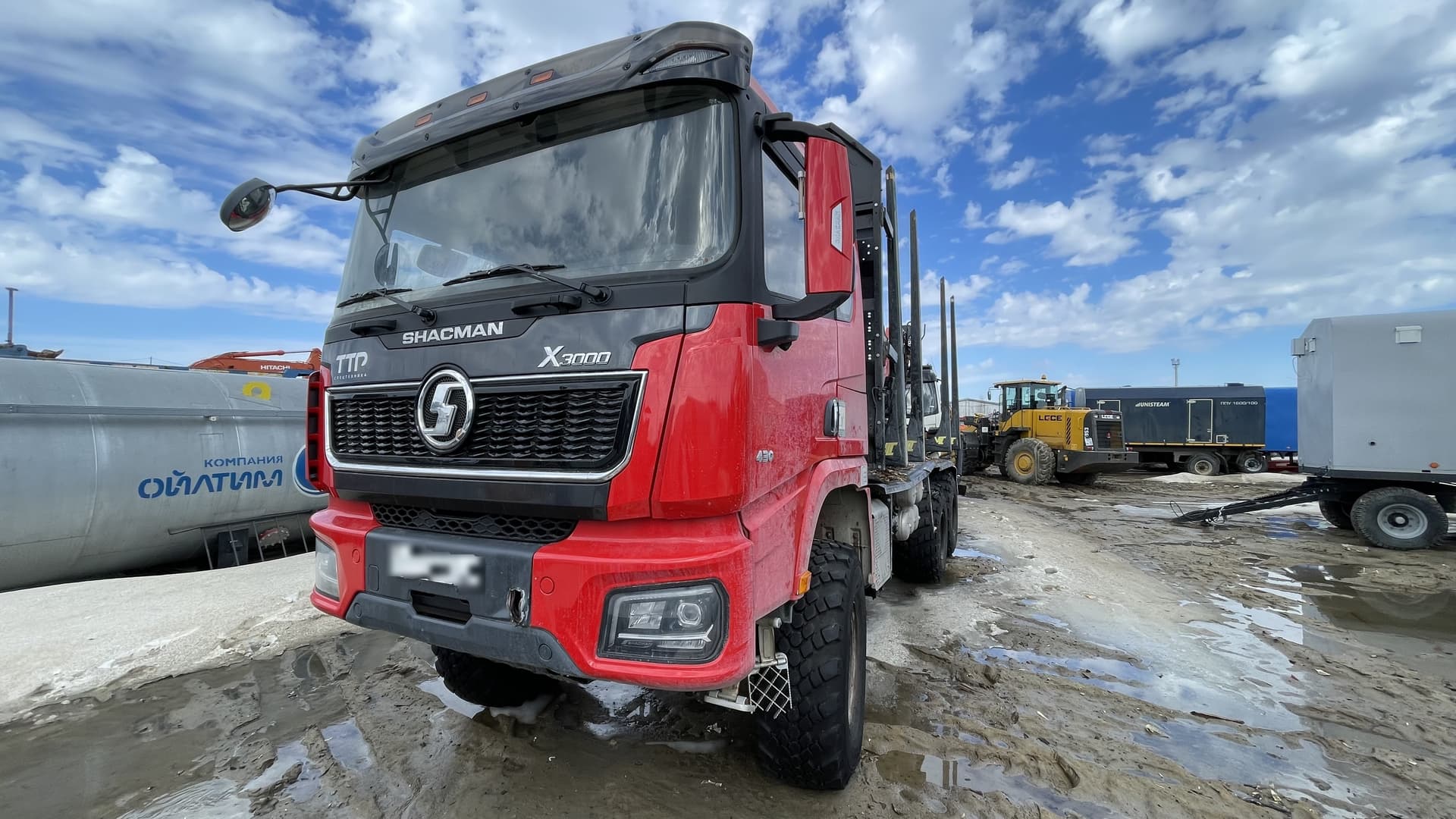 Буровые И Подъемные Машины 3392* на шасси Shacman SX3258 6x6 Сортиментовоз с КМУ - 1