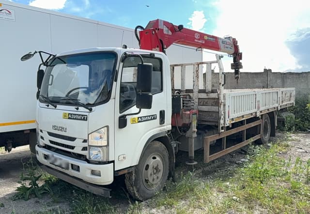 ISUZU ELF 12 4x2 Бортовой с КМУ - 1