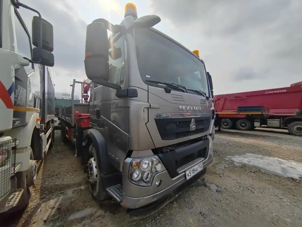 Howo T5G 6x4 Бортовой с КМУ - 2