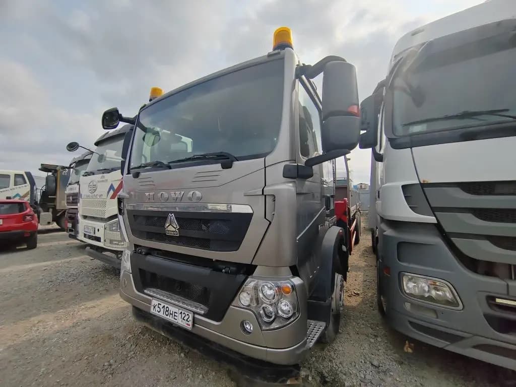 Howo T5G 6x4 Бортовой с КМУ - 1