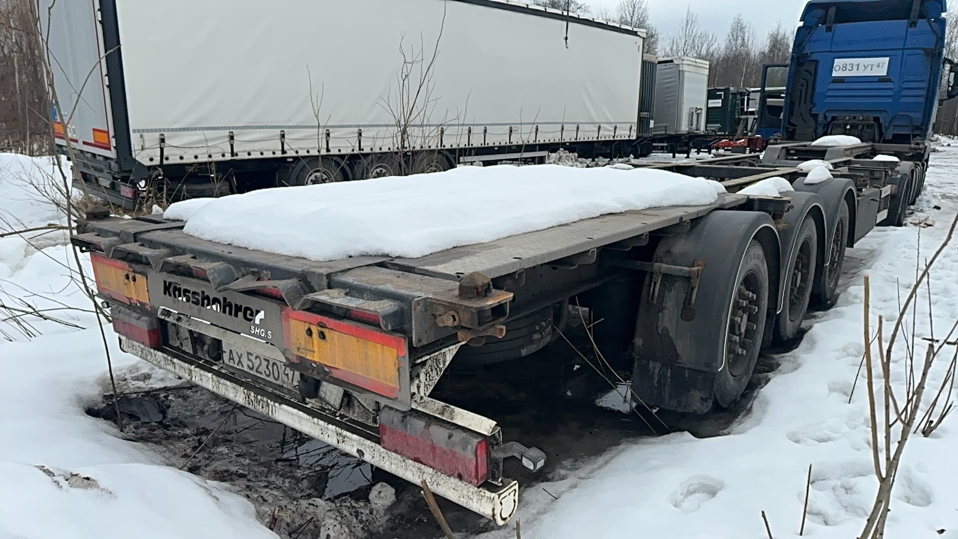 Kassbohrer CS Полуприцеп Контейнеровоз 3 оси - 3