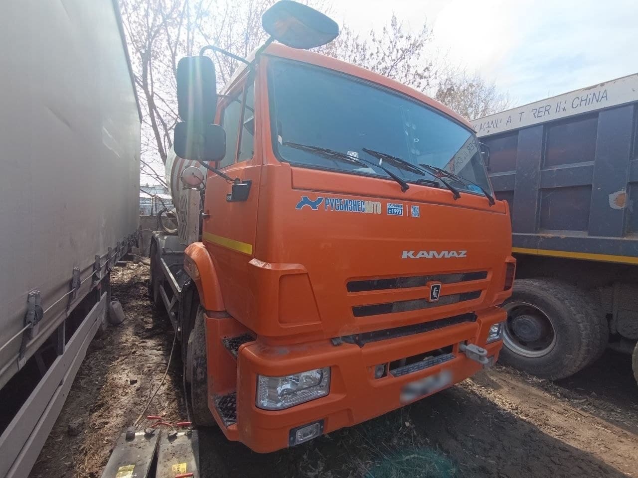 Туймазинский Завод Автобетоновозов 5814* на шасси КамАЗ 65115 6x4 Автобетоносмеситель - 2