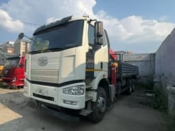 Завод Спецмаш SM04* на шасси FAW CA 3250 6X4 Бортовой с КМУ - 1