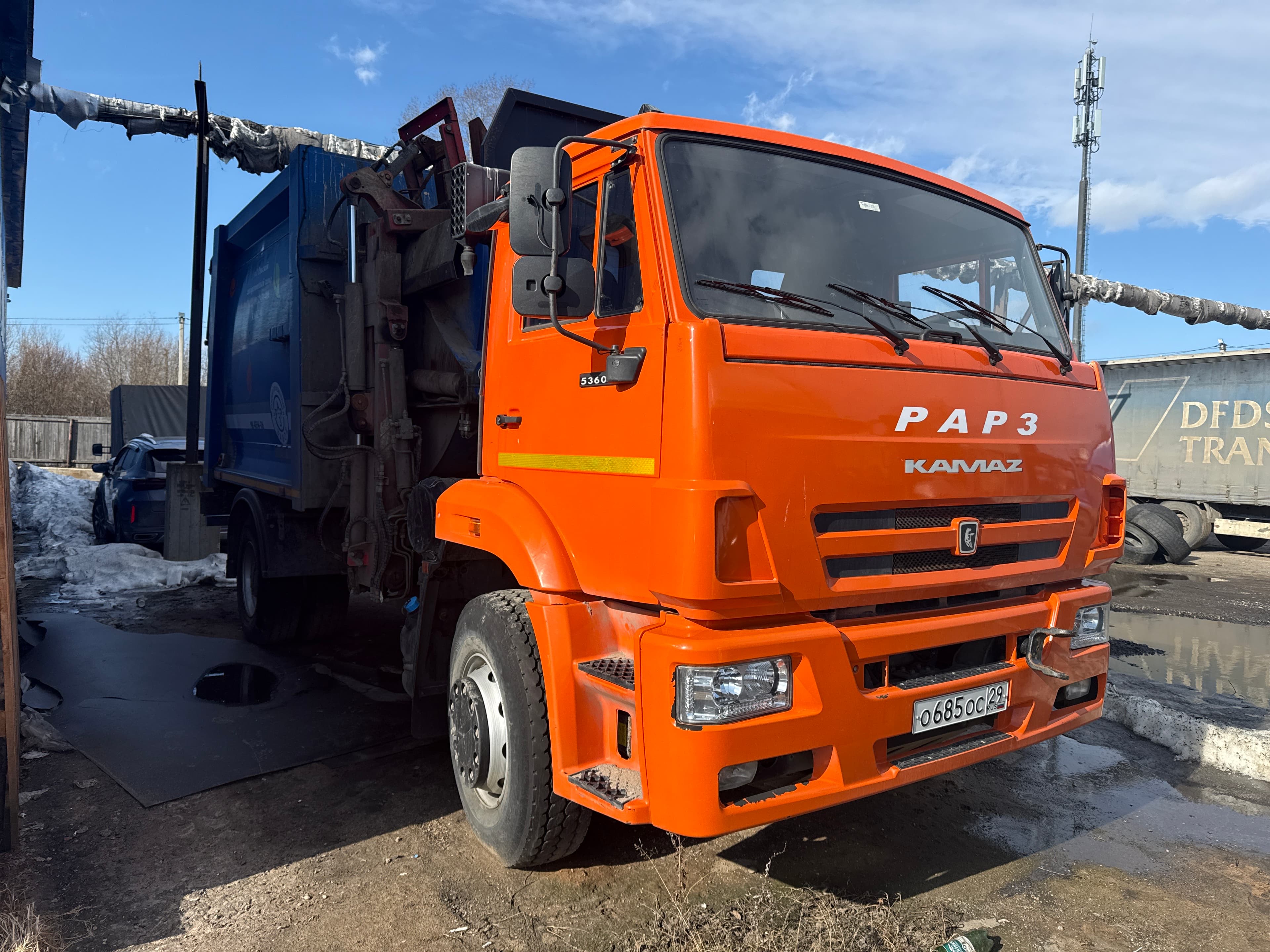 Ряжский Авторемонтный Завод МК-45* на шасси КамаЗ 53605* 4x2 Мусоровоз - 2