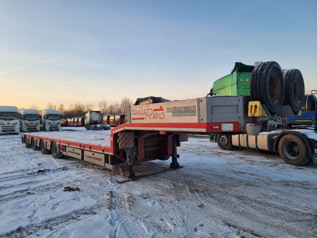 Тверьстроймаш 9939* Полуприцеп тяжеловоз 4 оси - 2