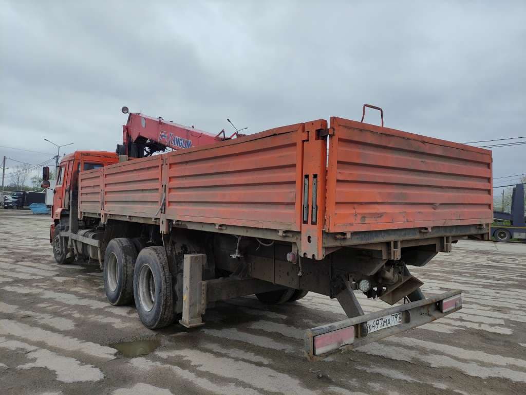 Камаз 65115 6x4 Бортовой с КМУ - 4