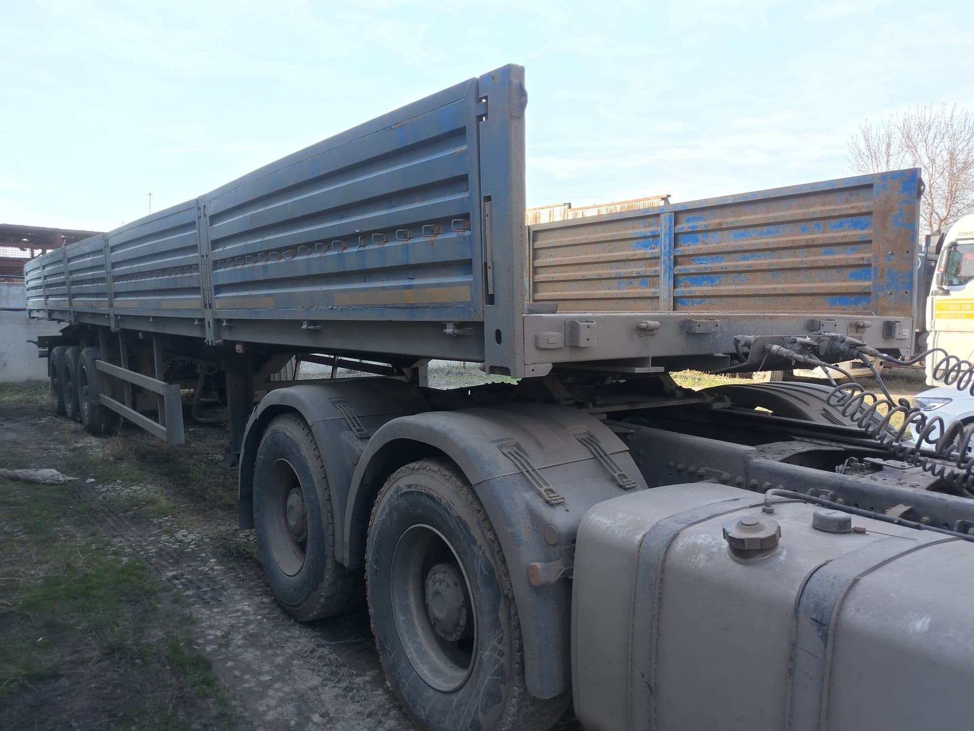 Туймазинский Завод Автобетоновозов 5885* Полуприцеп бортовой - 2