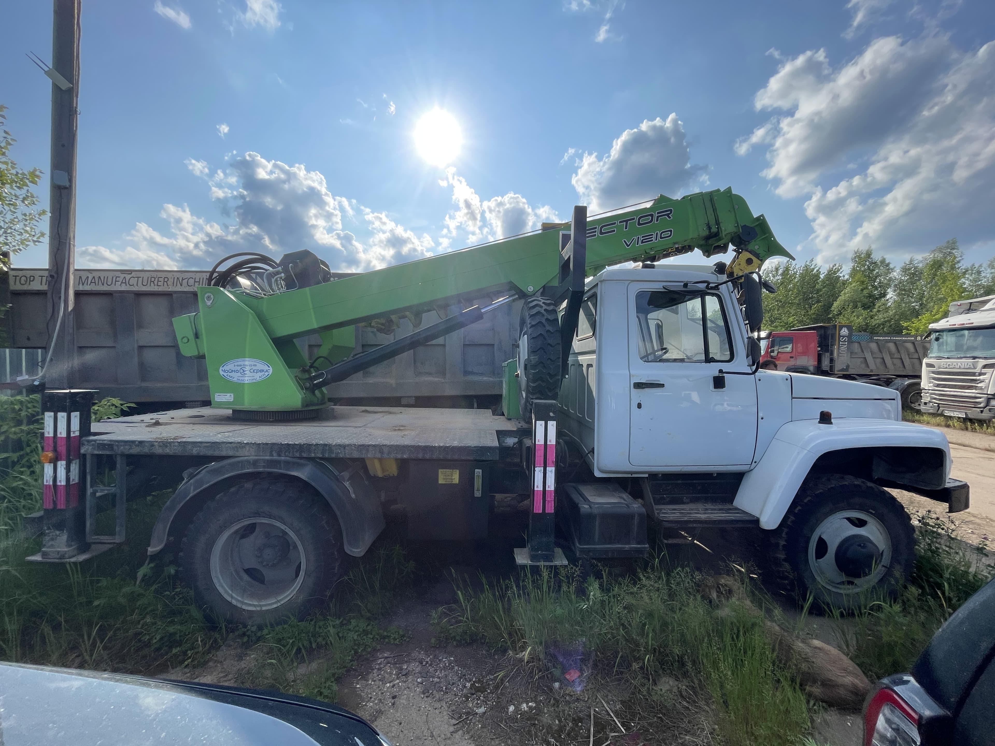 Чайка-Сервис 2784* на шасси GAZ 3308 4x4 Бортовой с КМУ - 3