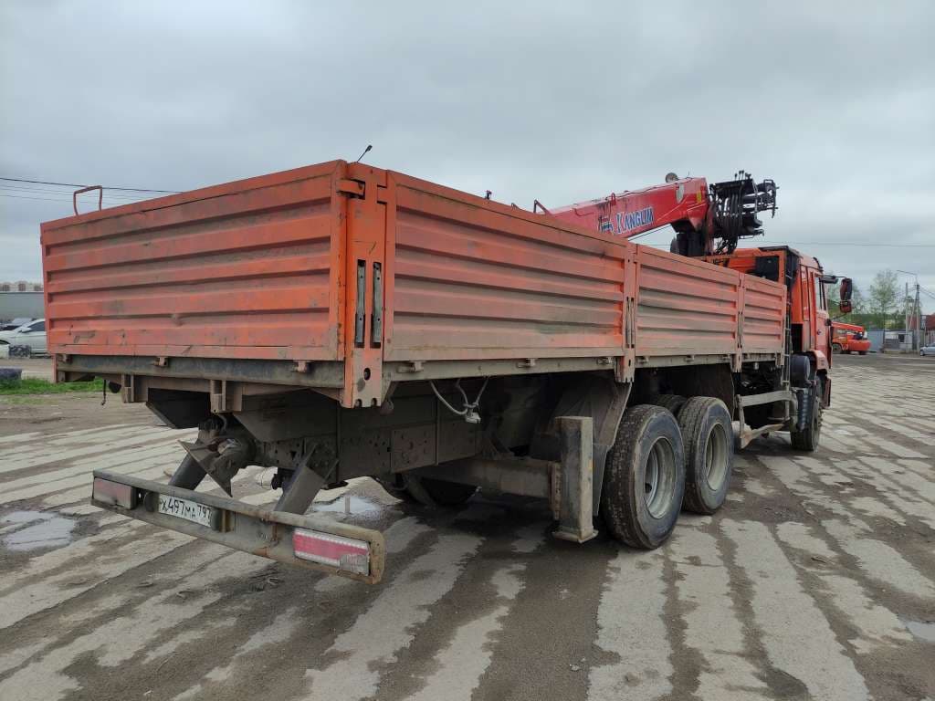 Камаз 65115 6x4 Бортовой с КМУ - 3