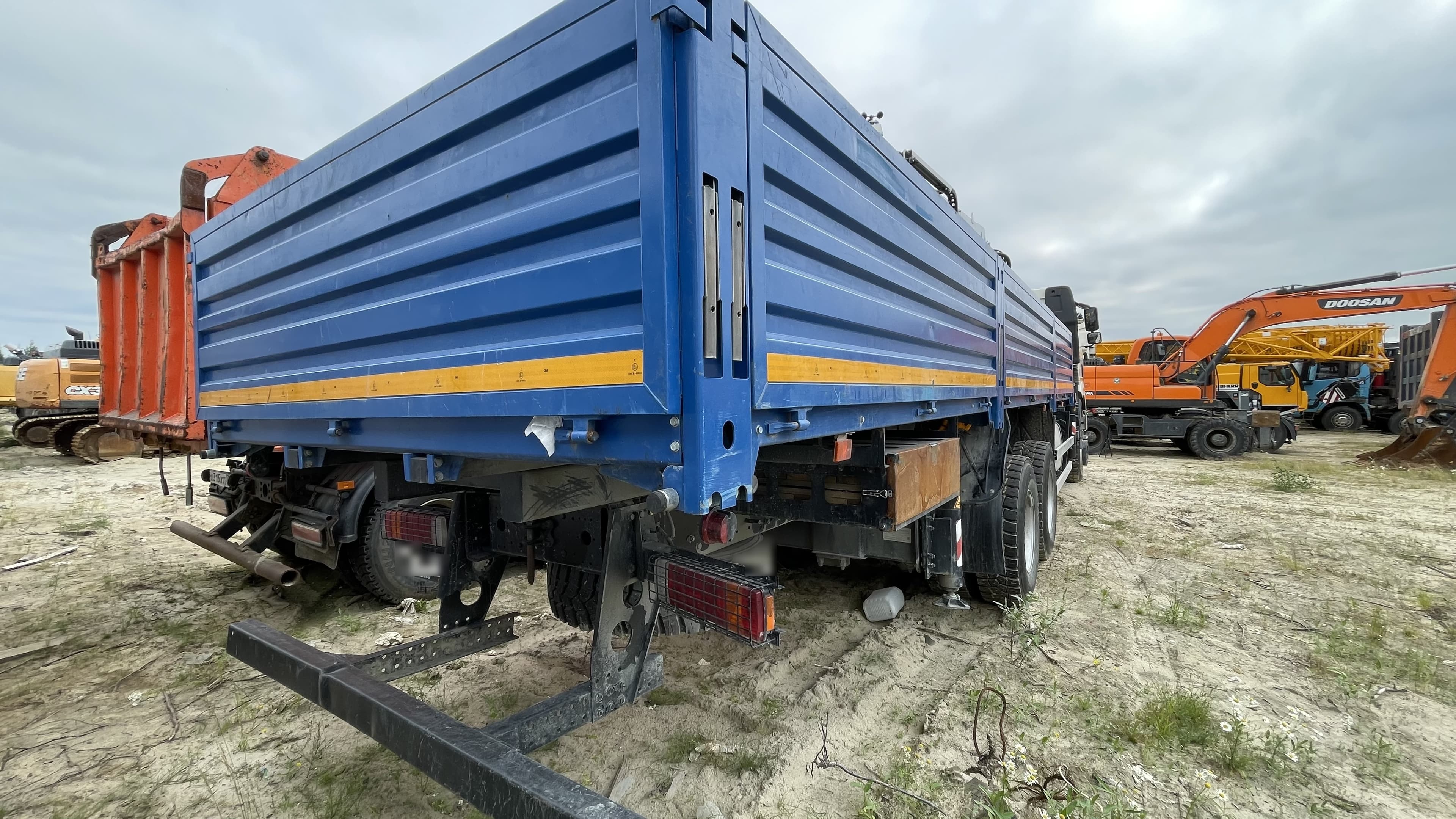 Галичский Автокрановый Завод (Гакз) КМА-150* на шасси FAW CA 3252 6x6 Бортовой с БКУ - 2