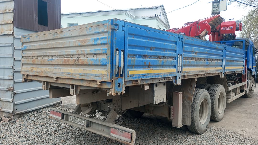 Камаз 65117 6x4 Бортовой с КМУ - 3