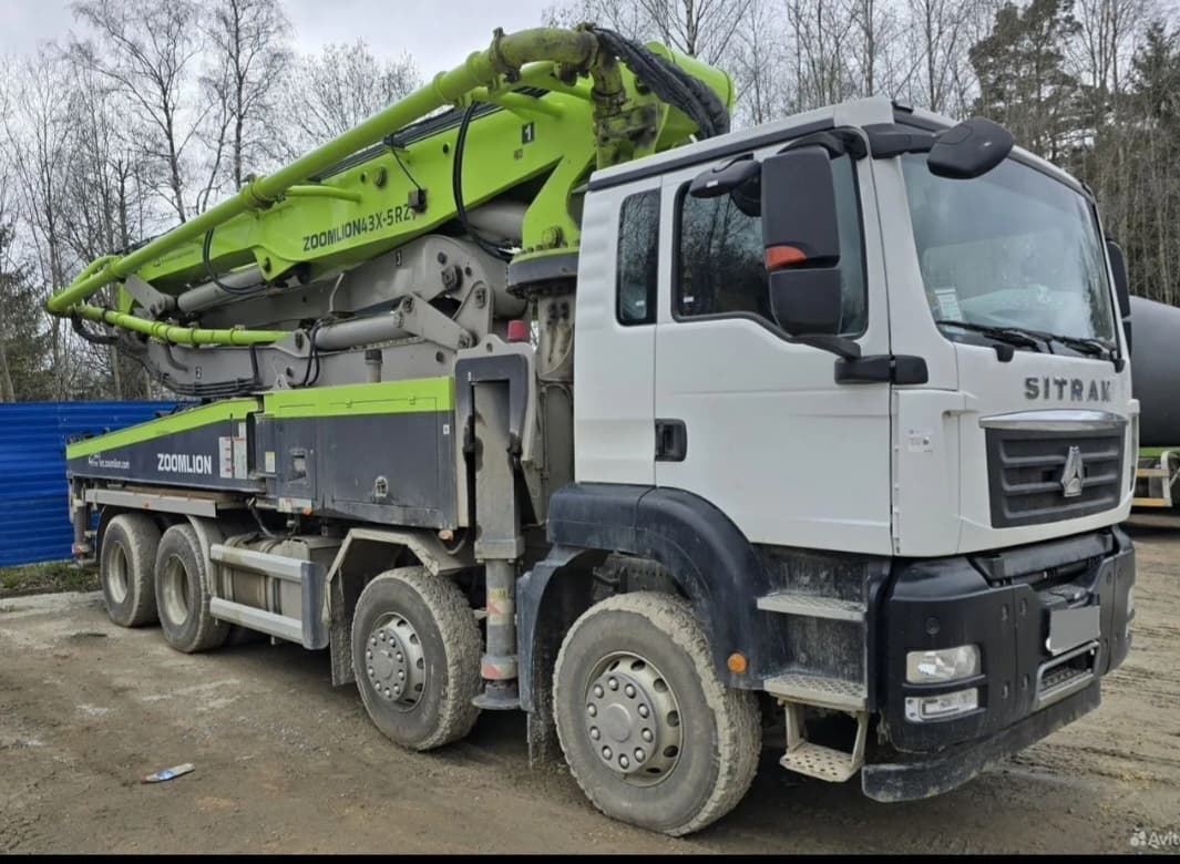 Zoomlion 43* на шасси Sitrak C7H 8x4 Автобетононасос - 1