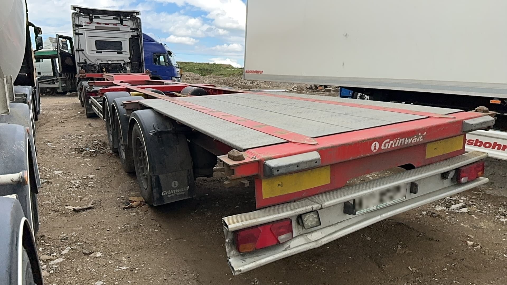 Grunwald 9453 Полуприцеп контейнеровоз 3 оси - 4