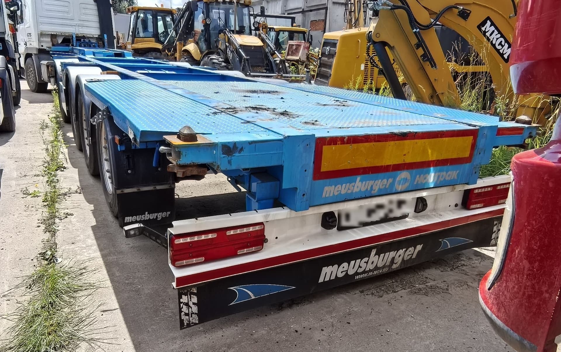 Meusburger/Новтрак SW-4 Полуприцеп контейнеровоз 4 оси - 4