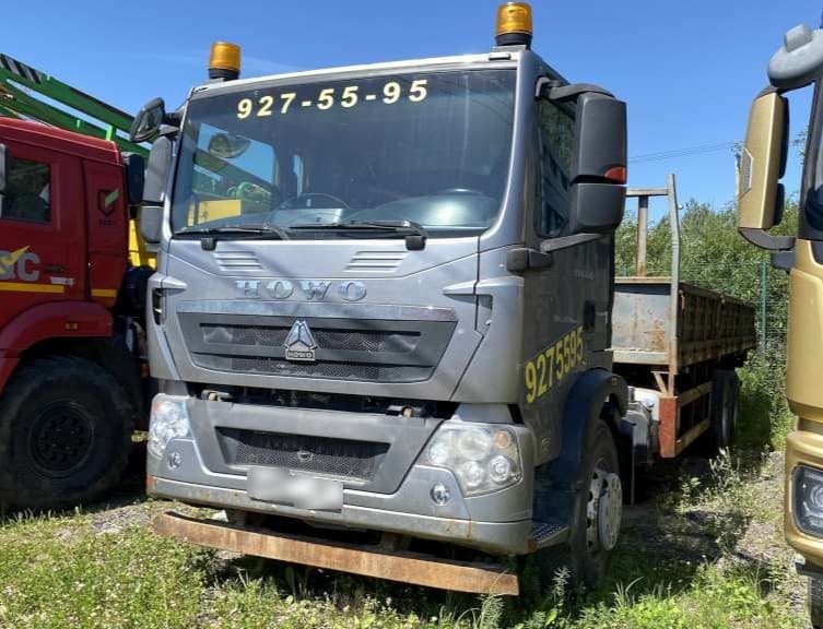 Howo T5G 6x4 Бортовой с КМУ - 1