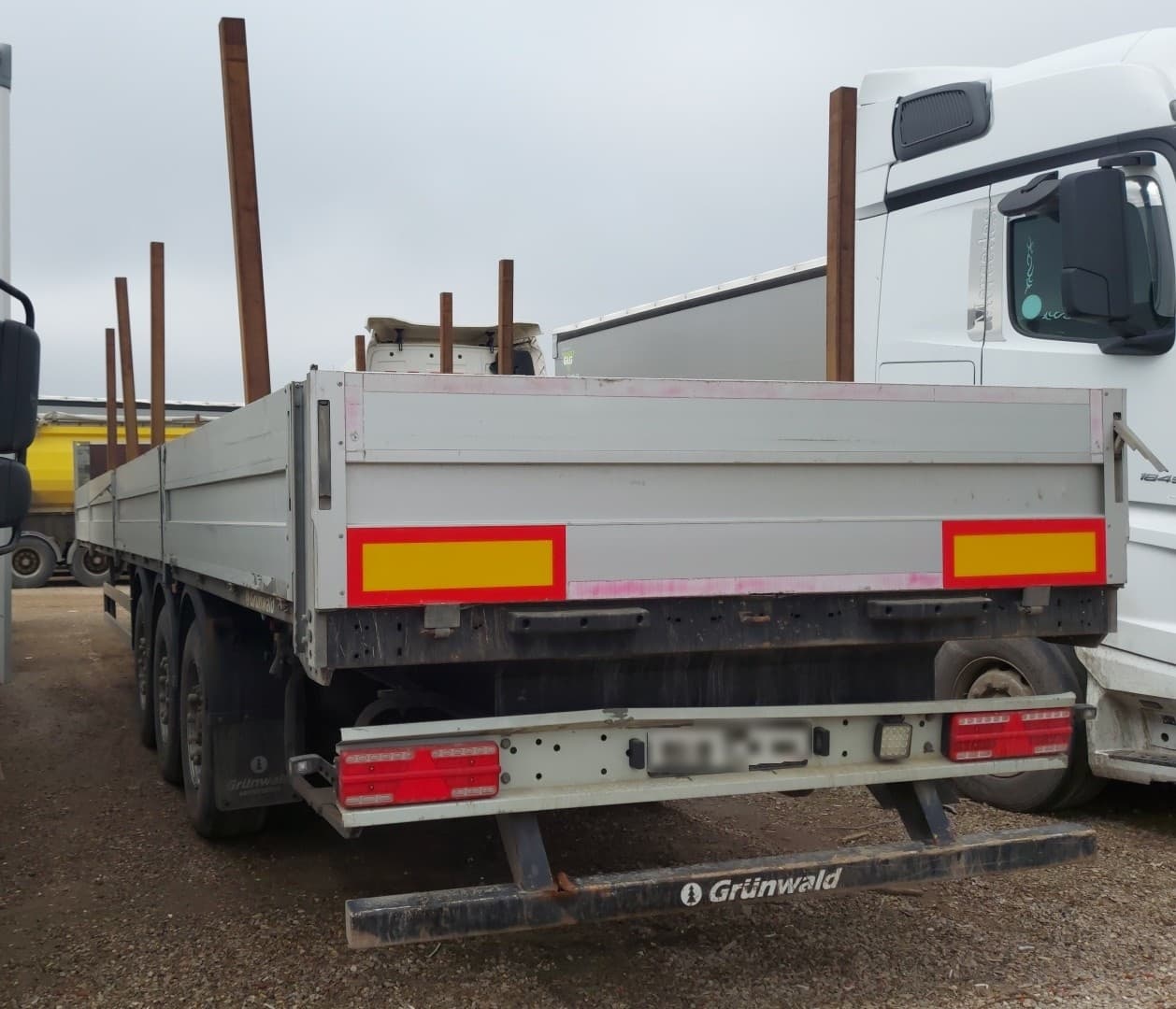 Grunwald 9453 Полуприцеп бортовой (Евроборт) - 4