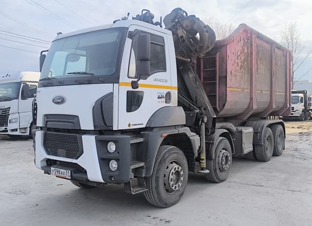 Ford Cargo 8x4 Ломовоз с КМУ - 1