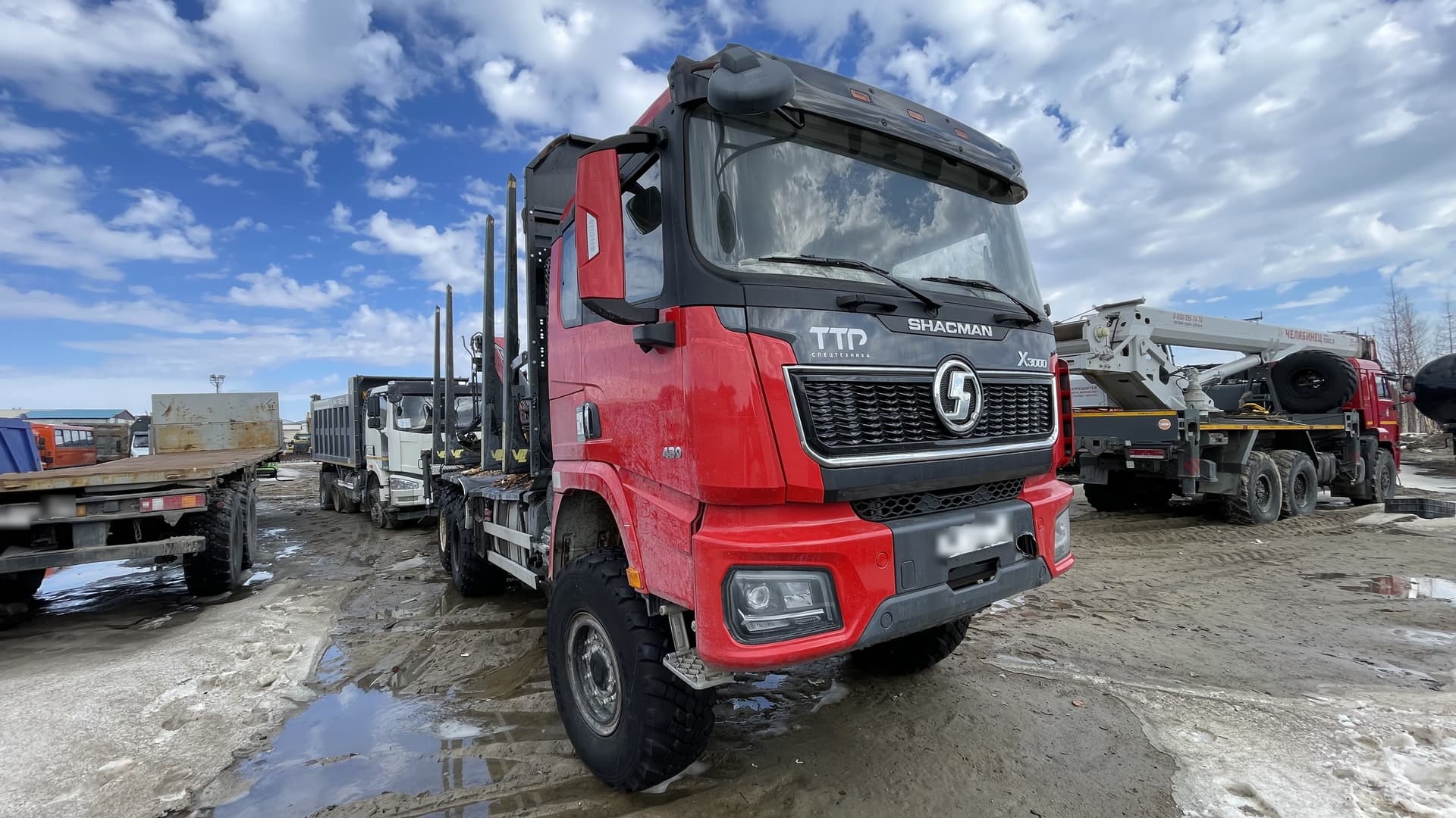 Буровые И Подъемные Машины 3392* на шасси Shacman SX3258 6x6 Сортиментовоз с КМУ - 2