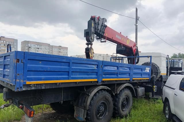Гирд 5849* на шасси Ural 4320 6x6 Бортовой с КМУ - 2