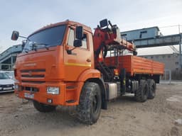Камаз 43118 6x6 Бортовой с КМУ - 1