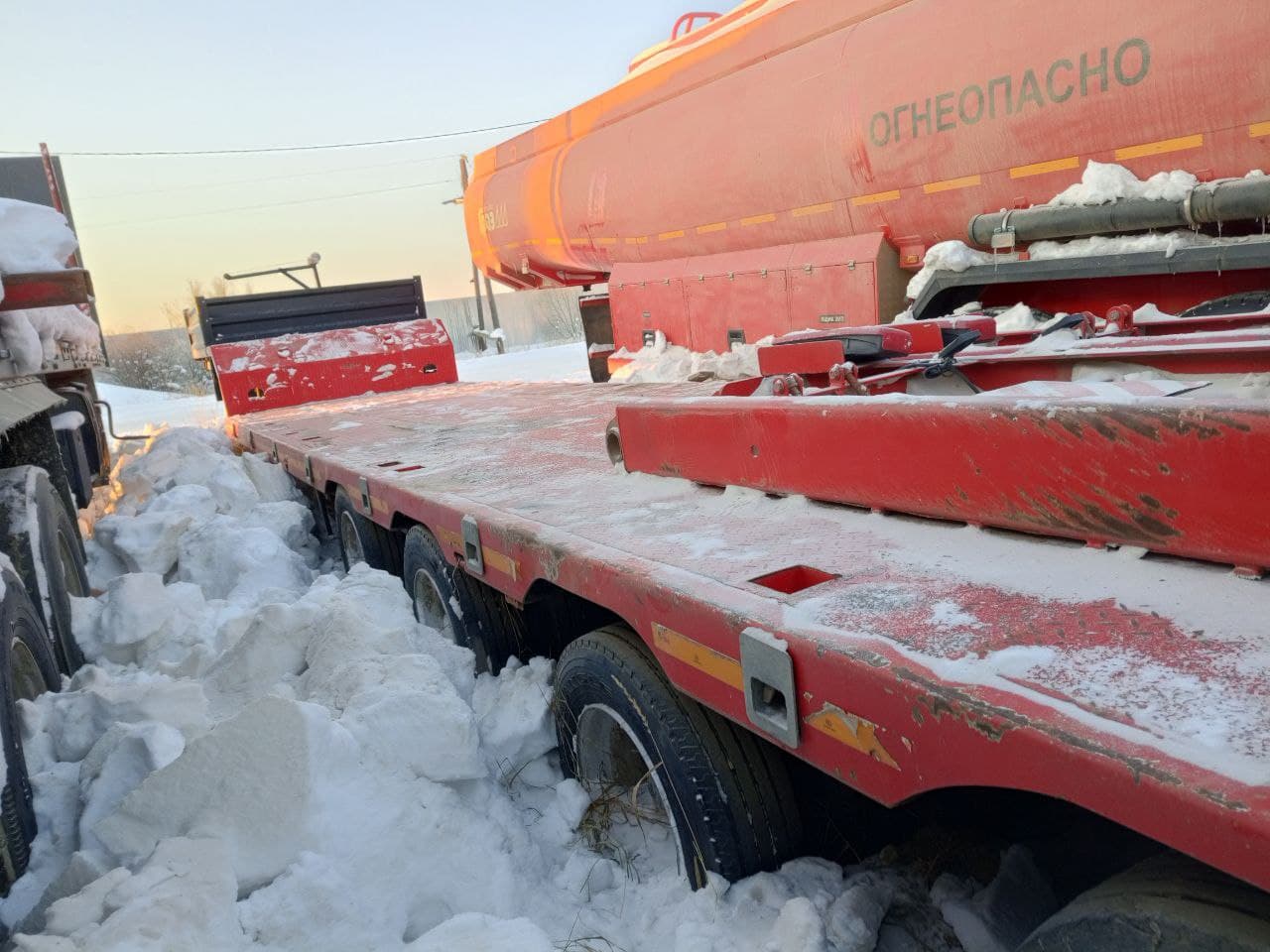 Сап 946442 Полуприцеп тяжеловоз 4 оси - 4