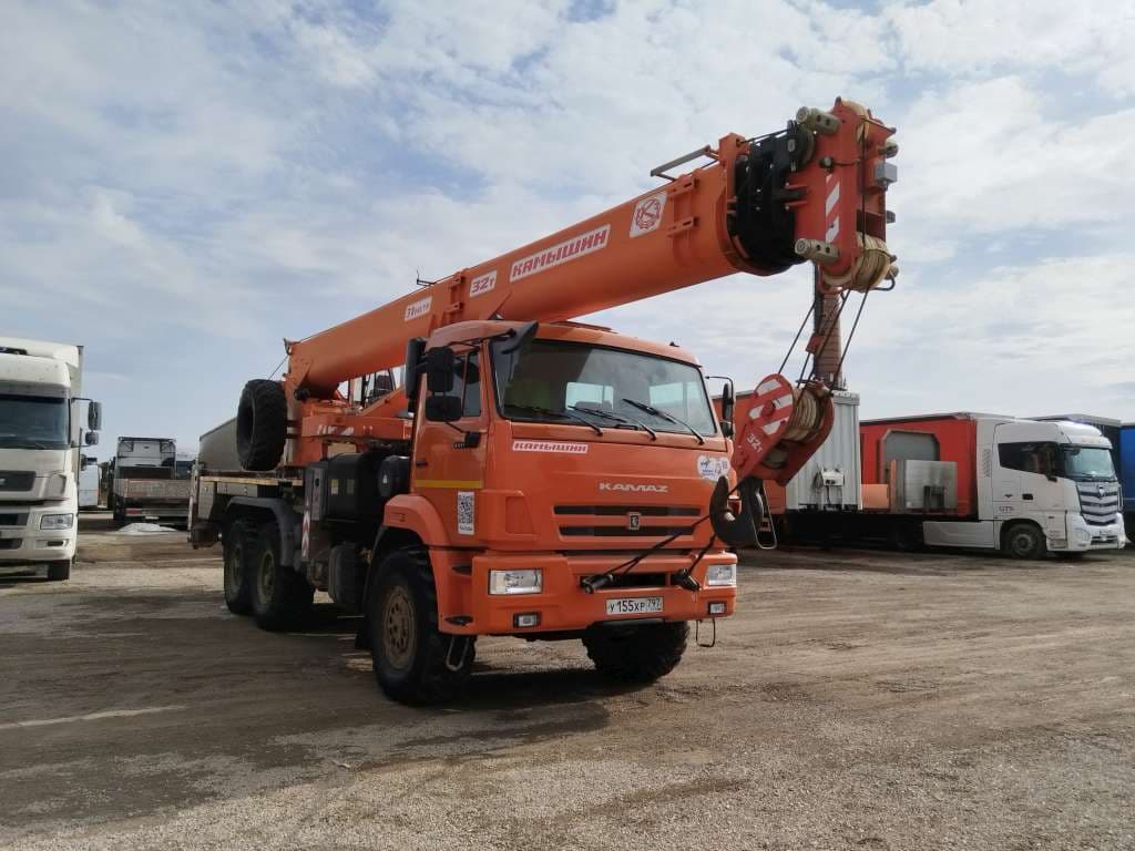 Камышинский Крановый Завод (Ккз) КС-55729 на шасси КамАЗ 43118 6x6 Автокран - 2