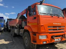 Кран Центр "Камаз" 6591* на шасси КамАЗ 43118 6x6 Бортовой с КМУ - 2