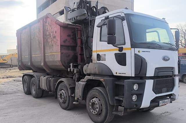 Ford Cargo 8x4 Ломовоз с КМУ - 2