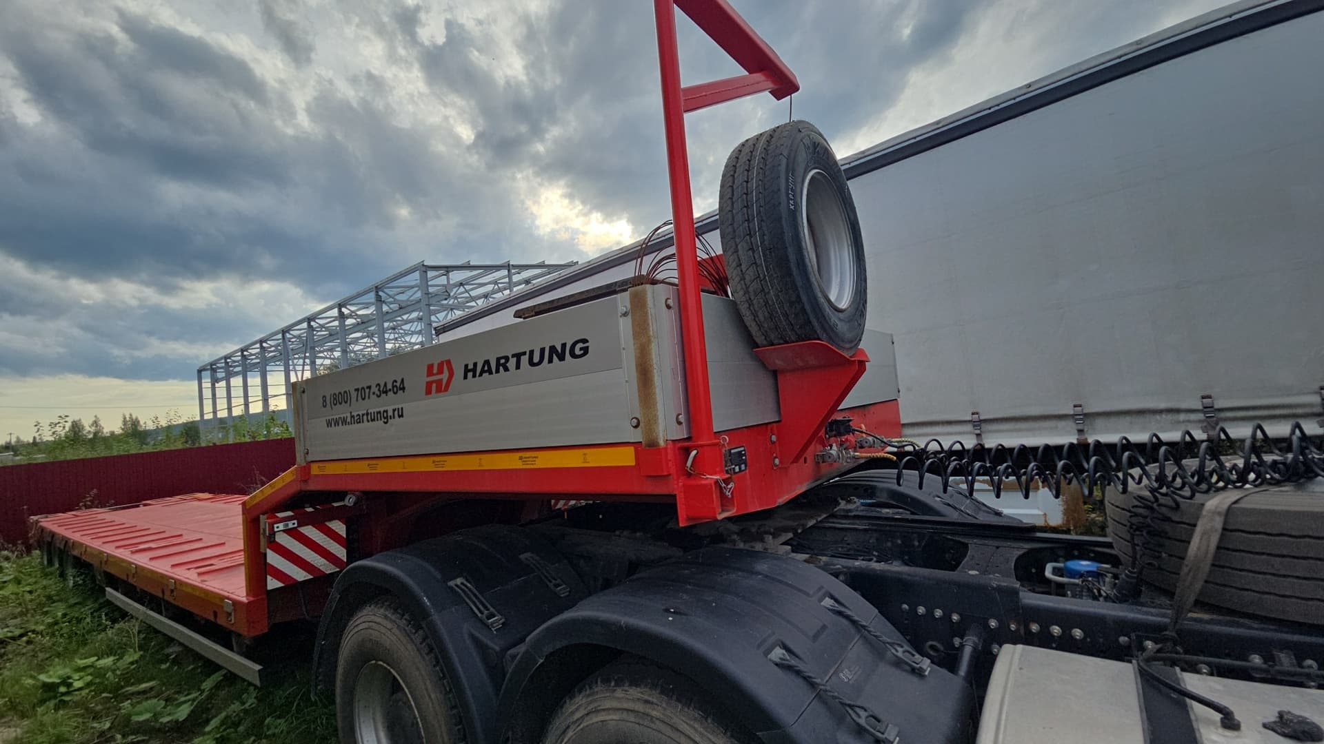 Hartung 9104* Полуприцеп тяжеловоз 3 оси - 2