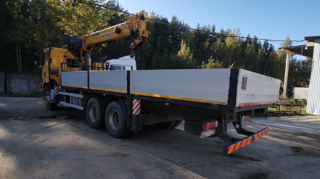 Казанский Завод Подъемных Механизмов 3250* на шасси FAW CA 3250 6X4 Бортовой с КМУ - 3