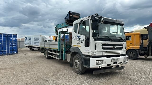 Спм Авто 73275* Daewoo NOVUS 4x2 Бортовой с КМУ - 2