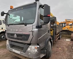 Howo T5G 6x4 Бортовой с КМУ - 1