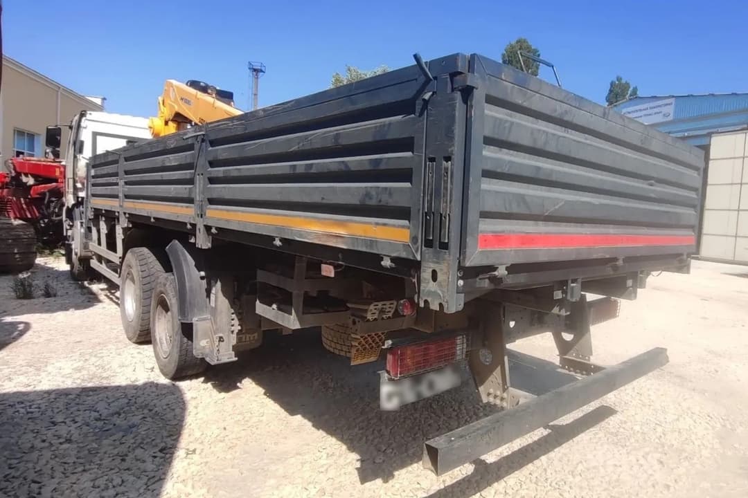 Строительные Подъемные Машины 7327* на шасси FAW CA 3252 6x6 Бортовой с КМУ - 4