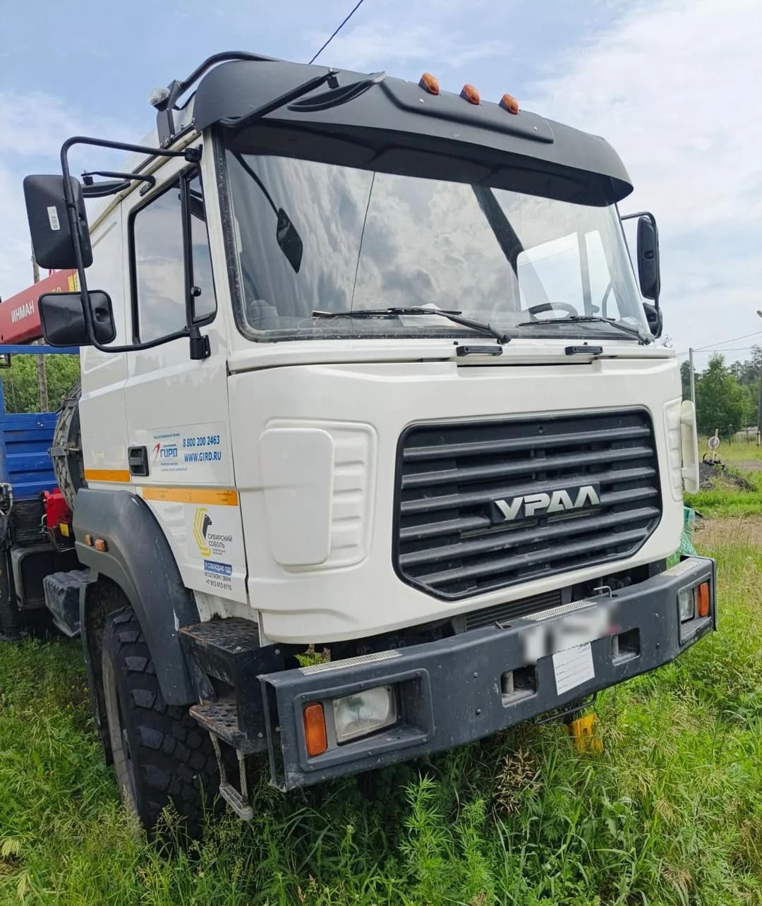 Гирд 5849* на шасси Ural 4320 6x6 Бортовой с КМУ - 1