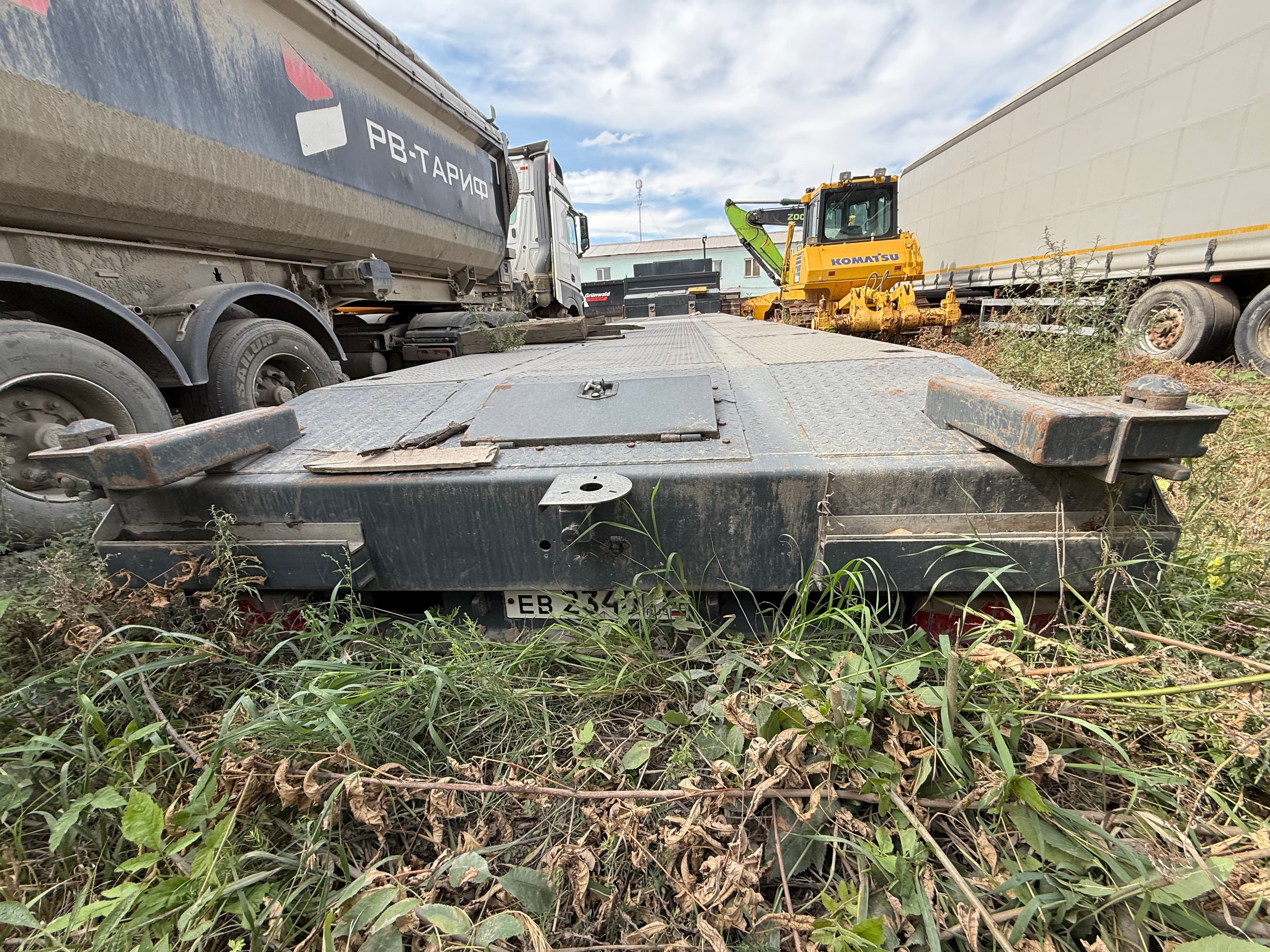 Пкф "Трансприцеп" 9882* Полуприцеп тяжеловоз 3 оси - 4