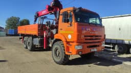 Кран Центр "Камаз" 659100 на шасси КамАЗ 43118 6x6 Бортовой с КМУ - 1
