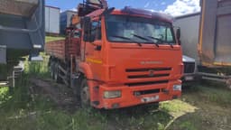 Камаз 65115 6x4 Бортовой с КМУ - 2