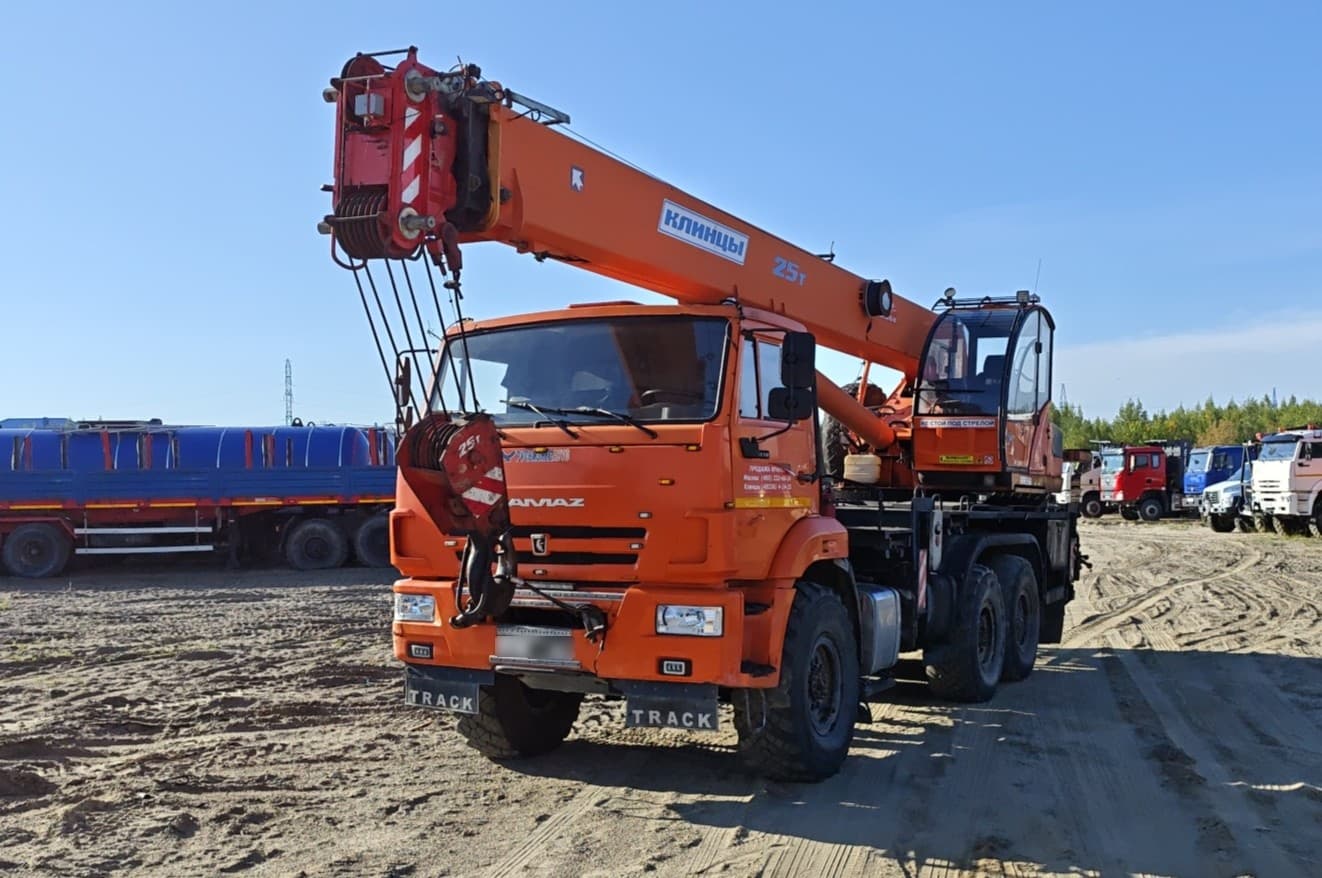 Клинцовский Автокрановый Завод (Каз) КС-55713* на шасси КАМАЗ 43118 6x6 Автокран - 1