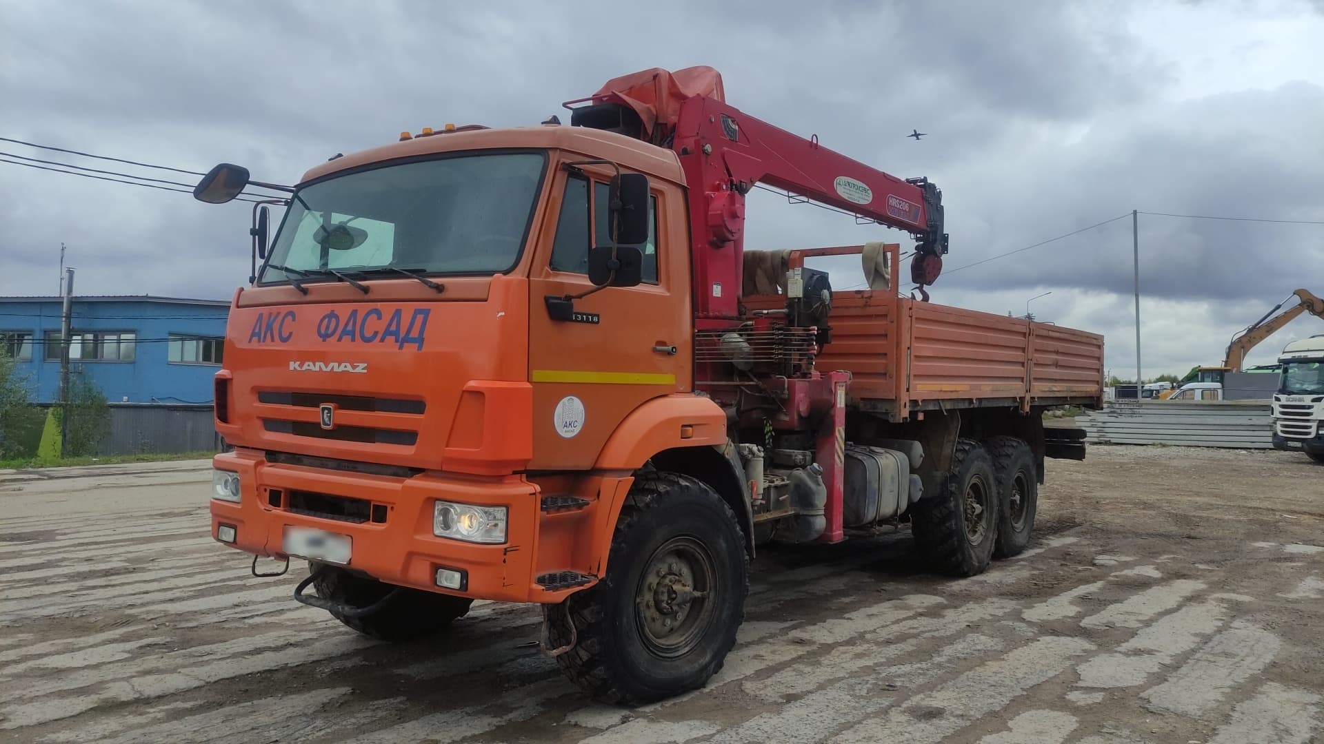 Агропромсервис 4382* на шасси Камаз 43118 6x6 Бортовой с КМУ - 1