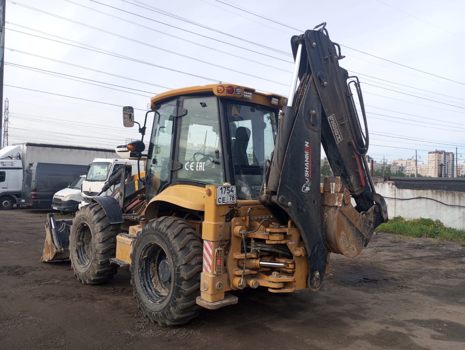 Shanmon 388 Экскаватор-погрузчик - 4
