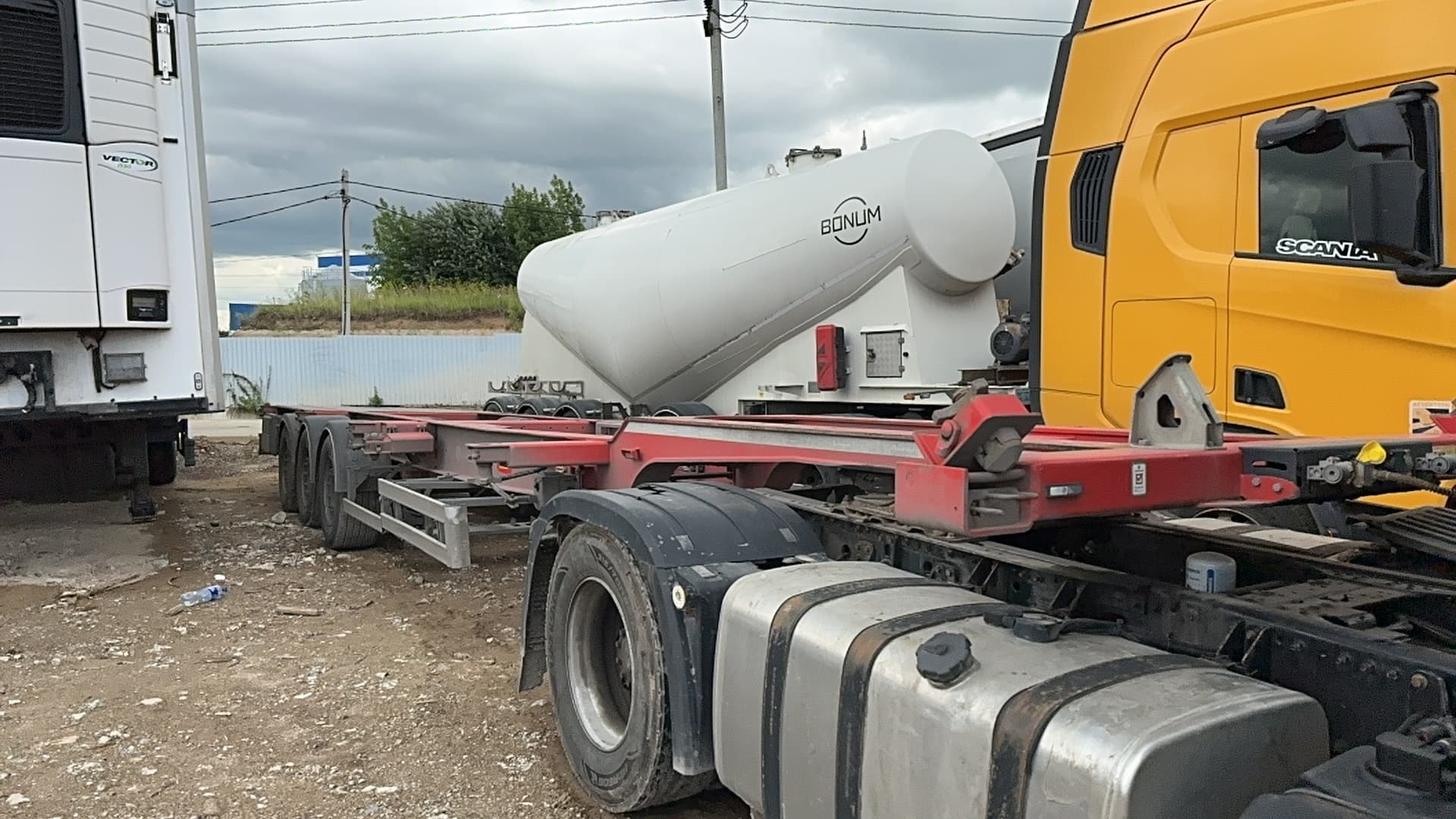Grunwald 9453 Полуприцеп контейнеровоз 3 оси - 2