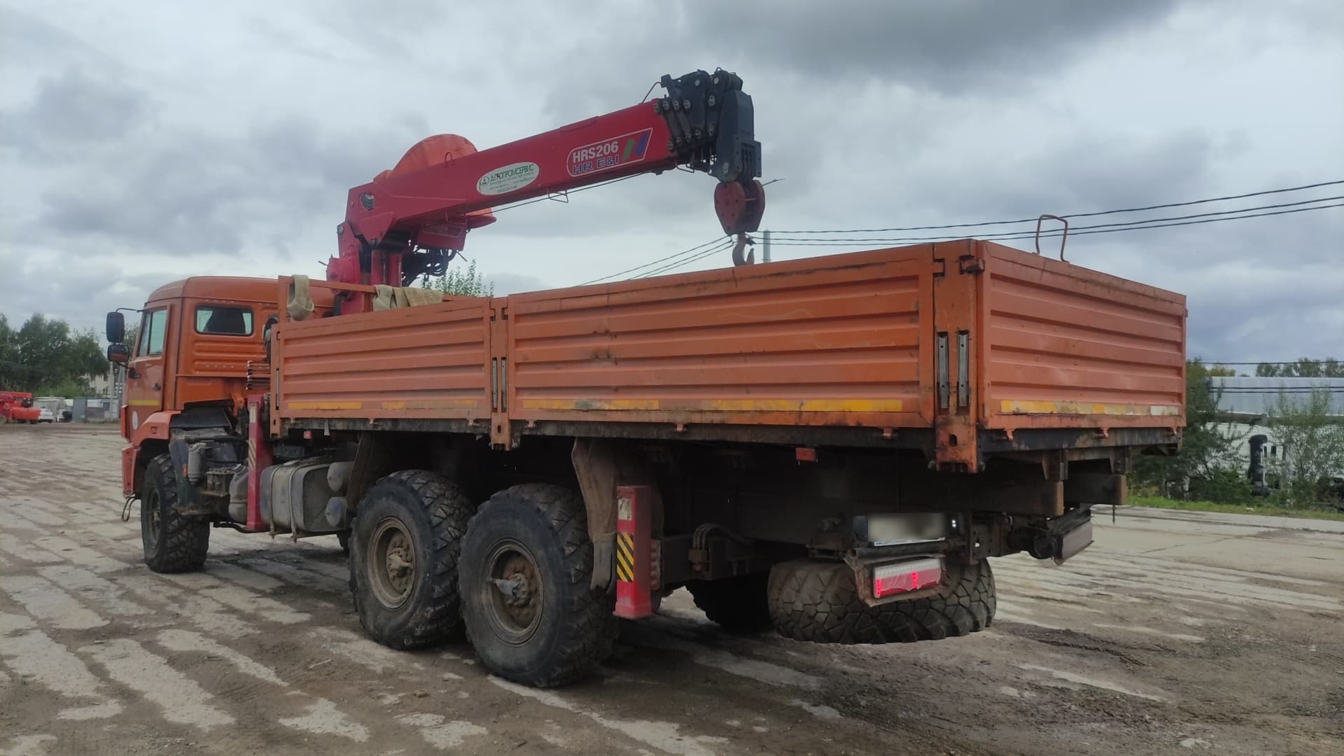 Агропромсервис 4382* на шасси Камаз 43118 6x6 Бортовой с КМУ - 4