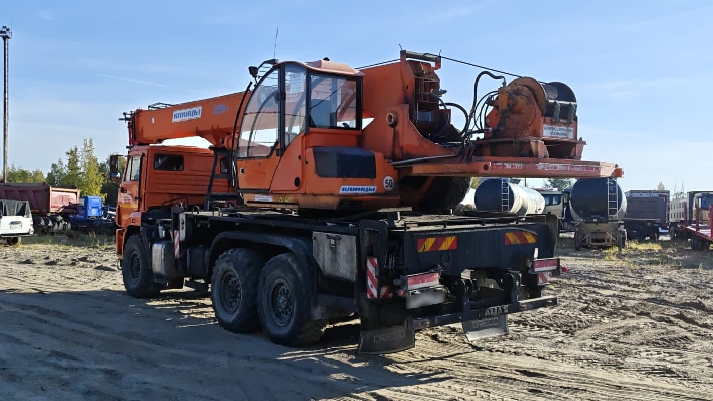 Клинцовский Автокрановый Завод (Каз) КС-55713* на шасси КАМАЗ 43118 6x6 Автокран - 4