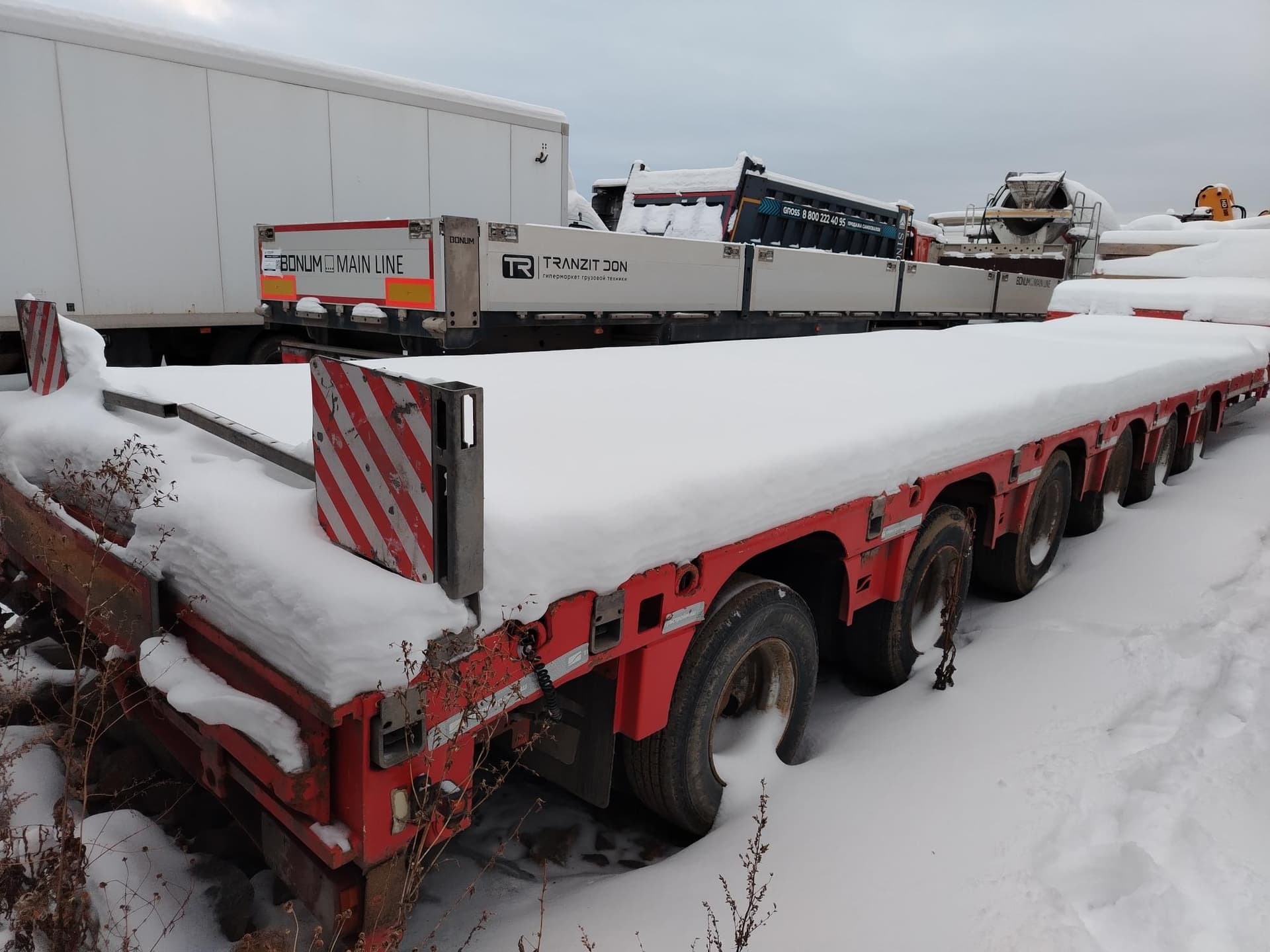 Тверьстроймаш 99396 Полуприцеп Тяжеловоз 6 осей - 3