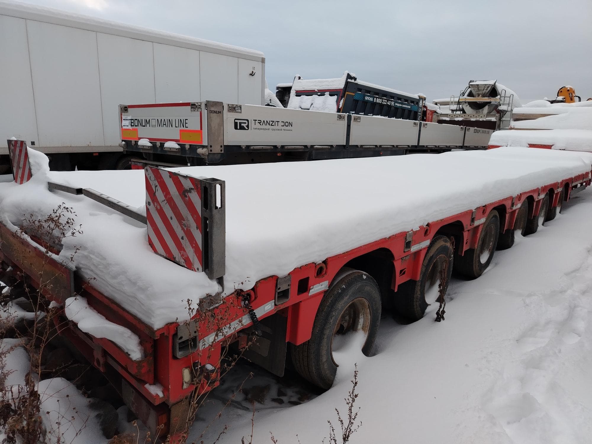 Тверьстроймаш 99396 Полуприцеп Тяжеловоз 6 осей - 3