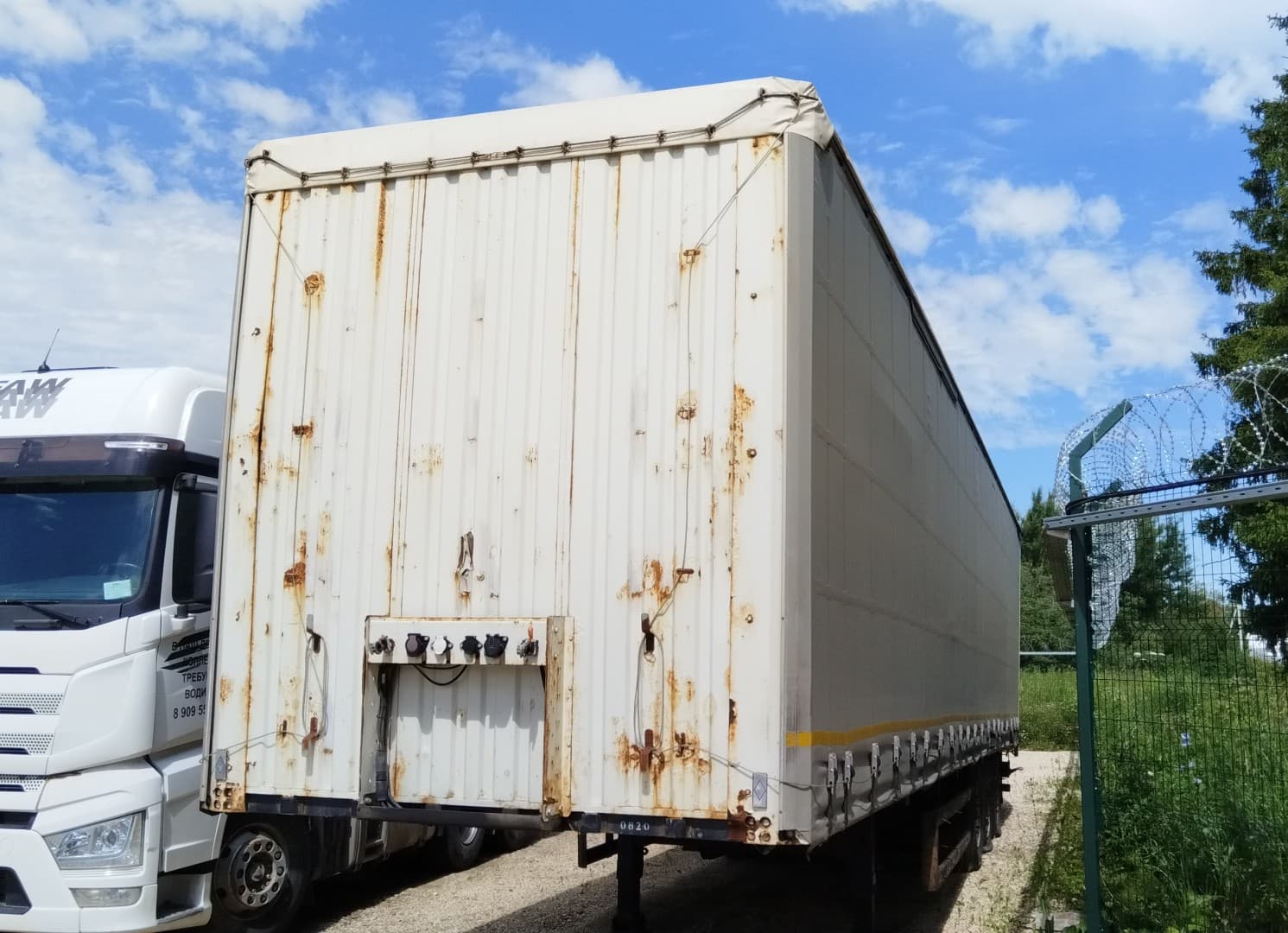 Туймазинский Завод Автобетоновозов 5885* Полуприцеп шторный - 1