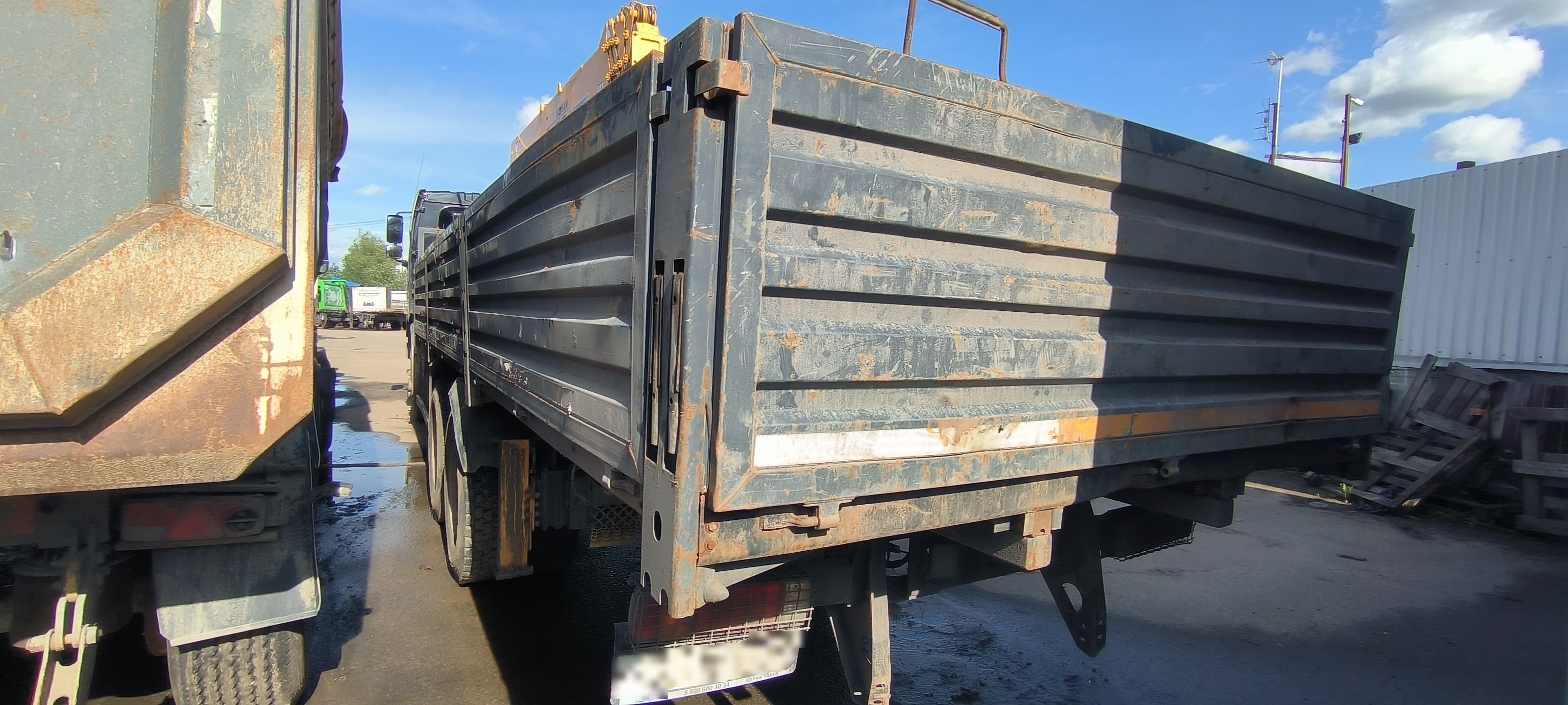 Строительные Подъемные Машины 7327* на шасси FAW CA 3250 6x4 Бортовой с КМУ - 4