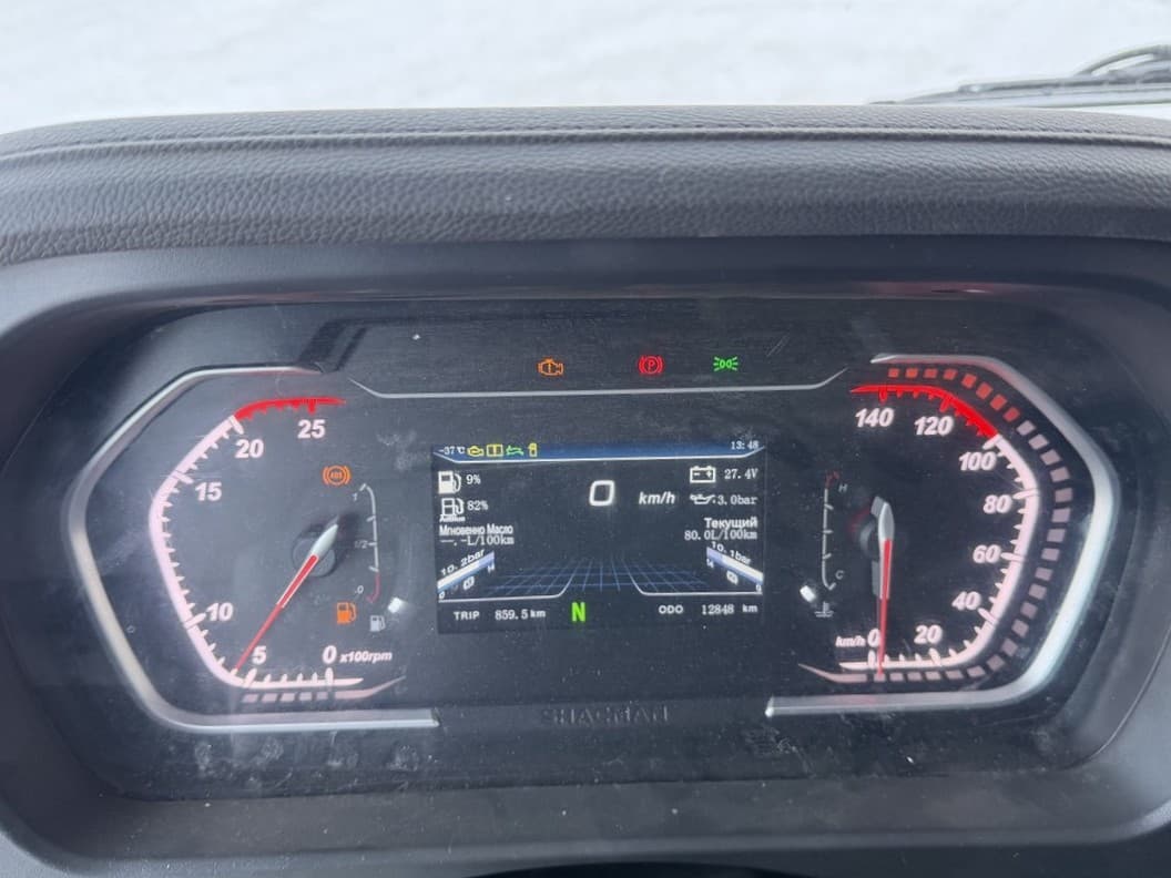 Тктд 5347* на шасси Shacman SX4258 6x6 Седельный тягач с КМУ - 6