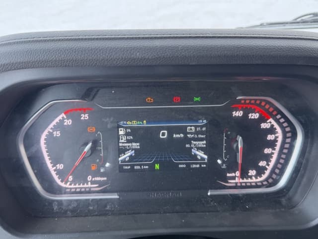 Тктд 5347* на шасси Shacman SX4258 6x6 Седельный тягач с КМУ - 6